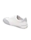 US Polo Men Round Toe Solid Gain Sneakers White