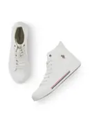 US Polo Men Vlair Off White Classics Mid Top Sneakers