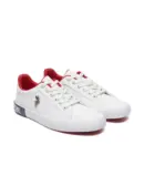 US Polo Assn Women Panelled Solid Lace Up Aubrey Sneakers