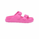 Pull&Bear Rubberized Sandal With Buckles Slide Pink