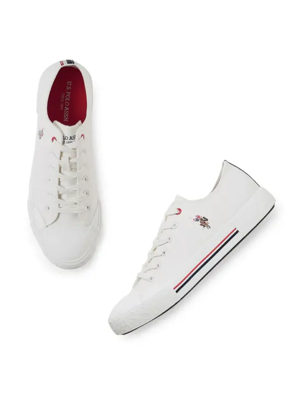 US Polo Men Drew Off White Classics Sneakers - Image 2