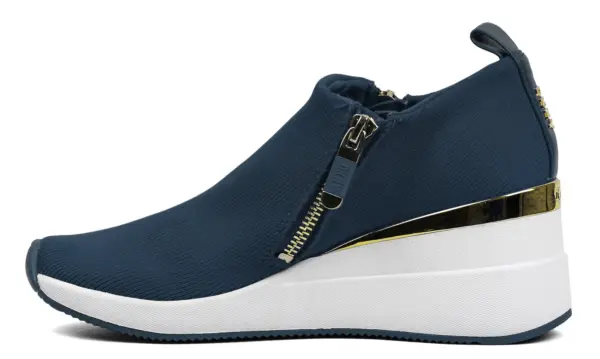 DKNY Palma Knit Wedge Navy - Image 3