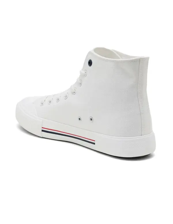 US Polo Men Vlair Off White Classics Mid Top Sneakers - Image 5