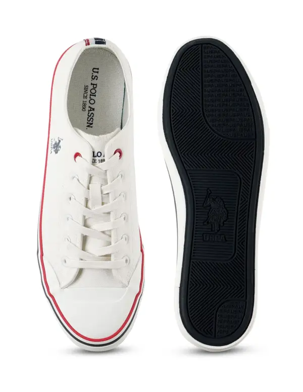 U.S. Polo Assn. Men Kenna Off White Classics Sneakers - Image 5