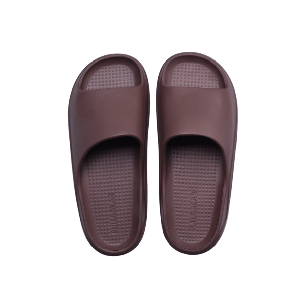 Pull&Bear Rubberized chunky Slide Brown