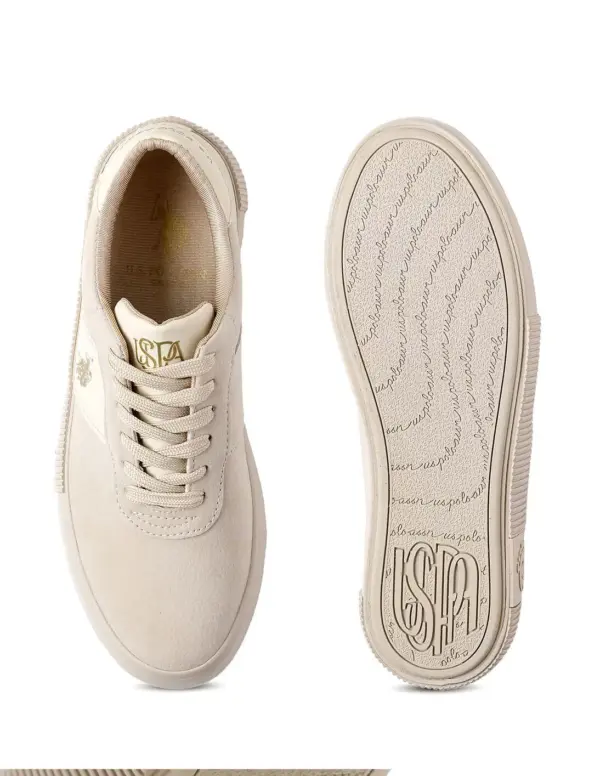 US Polo Assn Women's Beige Sneakers - Image 3