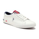 US Polo Assn Men Solid Anton 2.0 Sneakers White