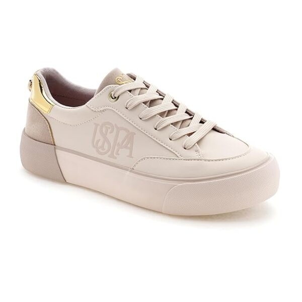 US POLO ASSN Women's Sneaker Beige - Image 3