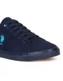 US Polo Contrast Stripe Canvas Clarkin Sneakers