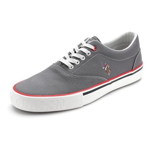 U.S. polo assn mens grey casual sneakers - Image 2