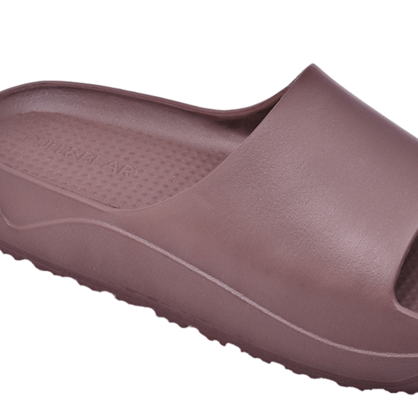 Pull&Bear Rubberized chunky Slide Brown - Image 5