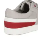 US Polo Men Contrast Stripe Canvas Clarkin Sneakers Grey
