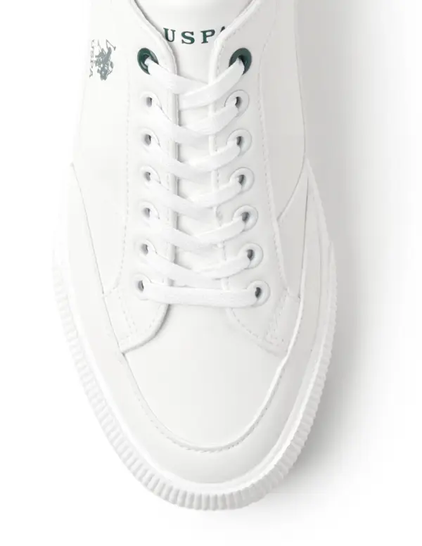US Polo Men Solid Olivier Sneakers - Image 4