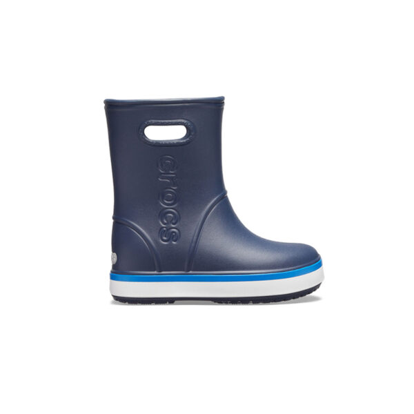 Crocs Crocband Rain Boot Kids Navy Bright Cobalt