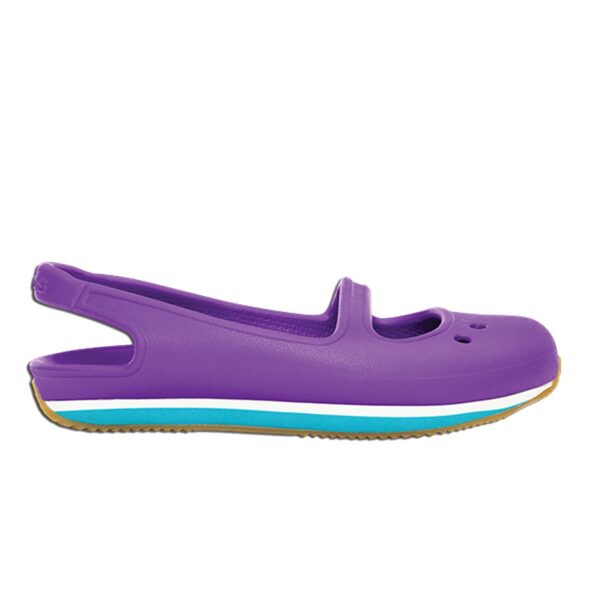 Crocs Retro Mary Jane Girls Neon Purple Surf
