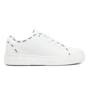 DKNY White Logo Trim Sneaker