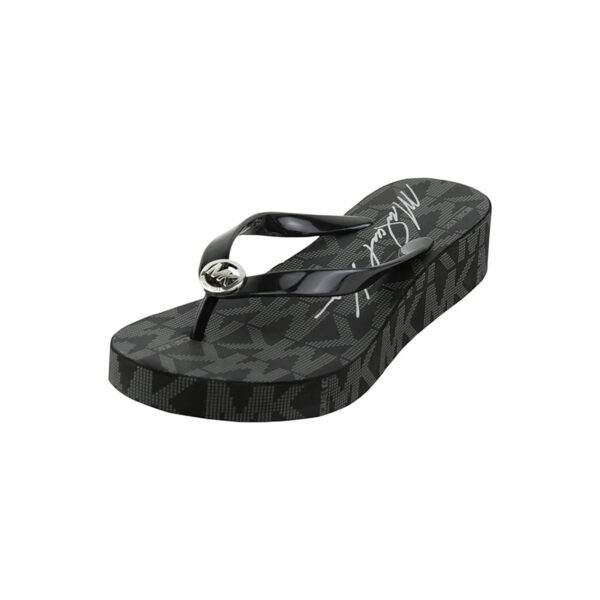 Michael Kors Bedford Logo Flip-Flop Black - Image 3