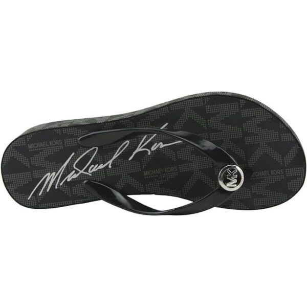 Michael Kors Bedford Logo Flip-Flop Black - Image 4