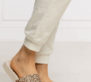DKNY Synthetic Platform Slides White