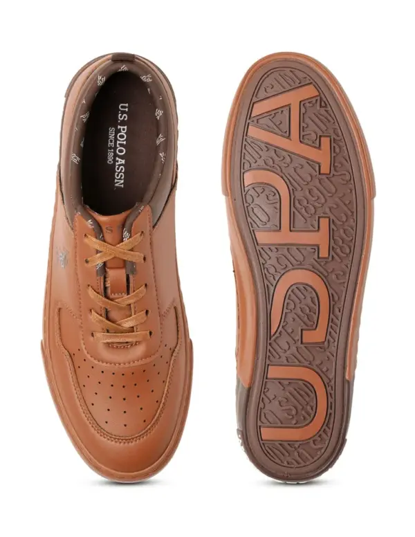 U.S. Polo Assn. Men Lace Up Clanal Sneakers - Image 5